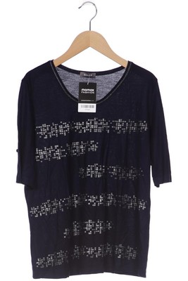 Basler T-Shirt Damen Shirt Kurzärmliges Oberteil Gr. M Marineblau #nj3uggv