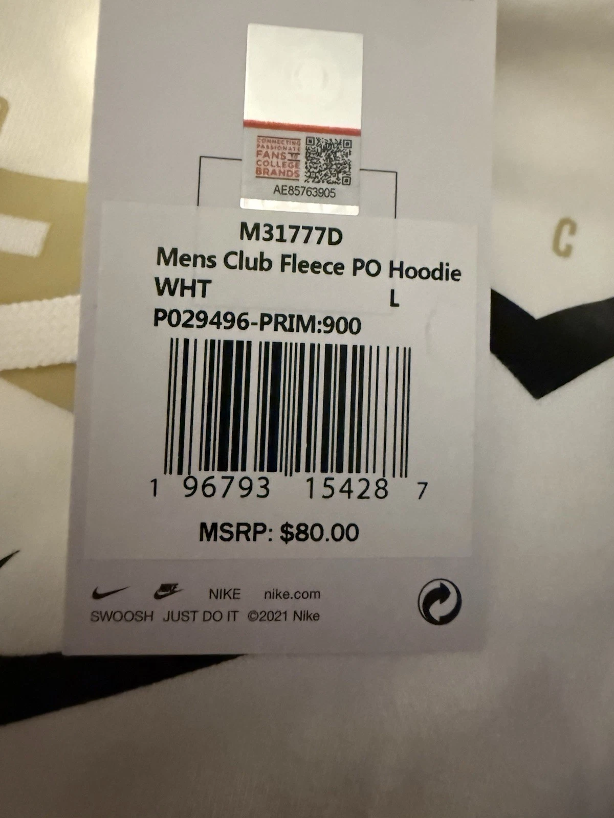 Felpa con cappuccio Nike COACH PRIME da uomo Colorado Buffaloes Deion Sanders M