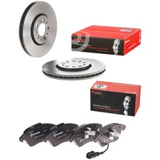 2 Brembo Bremsscheiben Ø288mm + Beläge vorne passend für VW Polo 5 Skoda Fabia 2