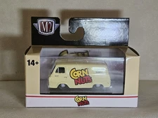 M2 MACHINES 1/64 CORN NUTS 1965 FORD ECONOLINE DELIVERY VAN CREAM R78