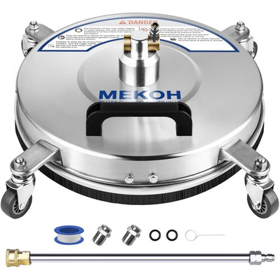 #ad Cleaner Washer Surface 14 Inch 4500PSI 4 Wheels Stainless Steel MEKOH Pressure $114.99