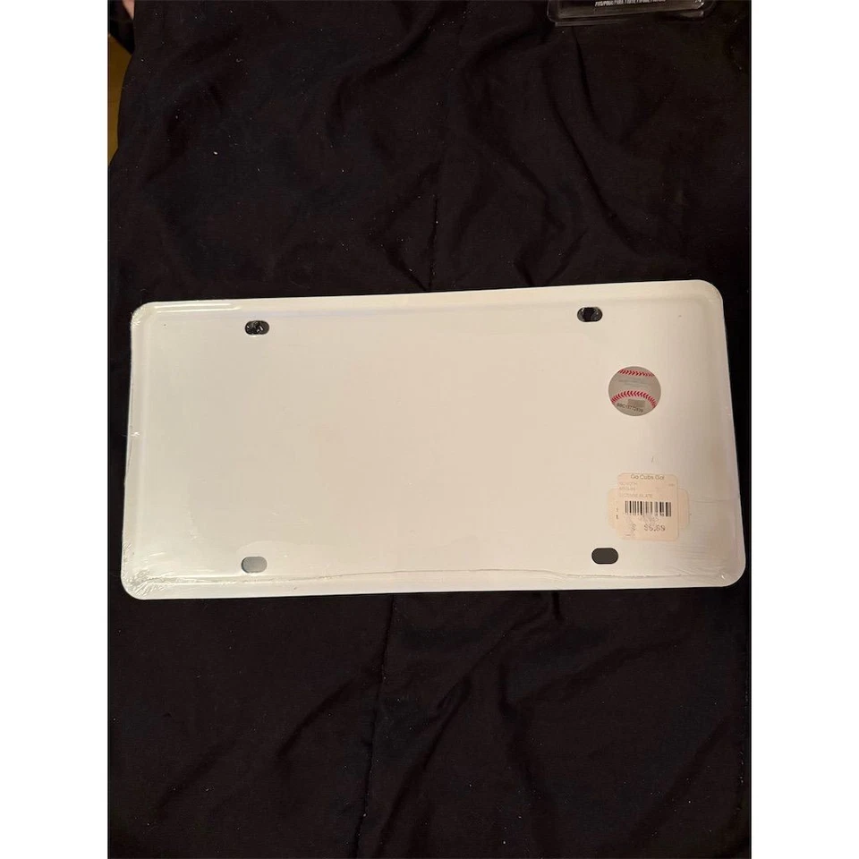 Chicago Cubs South Bend Embossed License Plate MLB Baseball Fan - Image 2 of 2