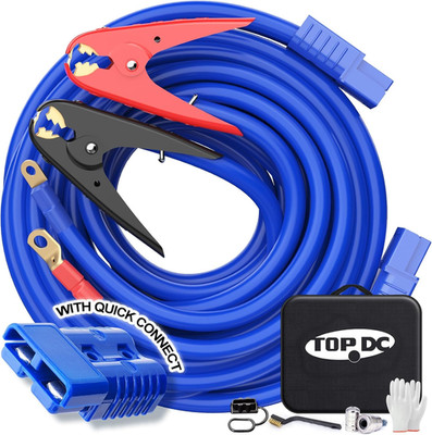 Jumper Cables,1 Gauge 30 Feet 800A Booster Cables with Ul-Listed Clamps, Heavy D