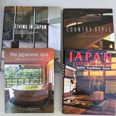 Lot 4 Japanese Living Books - Interior Design Architecture Country Living Spas
