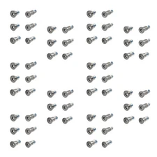 - Silver Screws 60-Piece 10 Sets Bottom Case Screws Pentalobe P5 923-01099 Co...