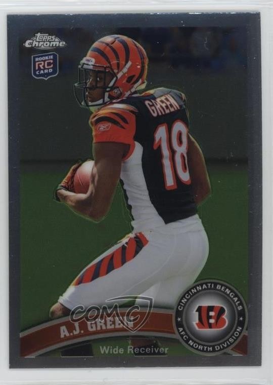 2011 Topps Chrome AJ Green (Back Turned) #150 Rookie RC
