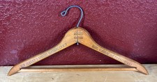 Roger  s Clothes New Jersey Largest Clothing Chain Vintage Wood Hanger 16.75  