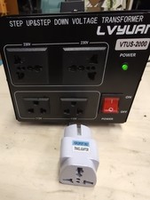 Lvyuan VTUS-2000 Step Up / Down Voltage Transformer Works Great 