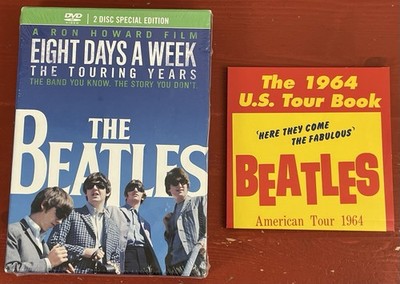The Beatles Eight Days a Week The Touring Years NEW SEALED DVD Special Ed.+Book