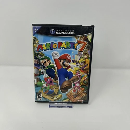 Mario Party 7 (GameCube, 2005)— box Only (no manual)
