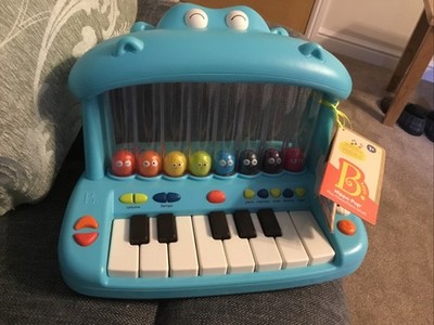 mybtoys Blue-Lights & Sounds full working with tags Hippo Pop Piano Rare