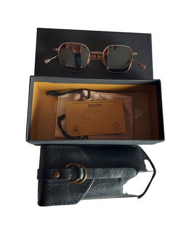 Native La Reina 195 142 LA Sunglasses Black Brown Tortoise  display picture 2