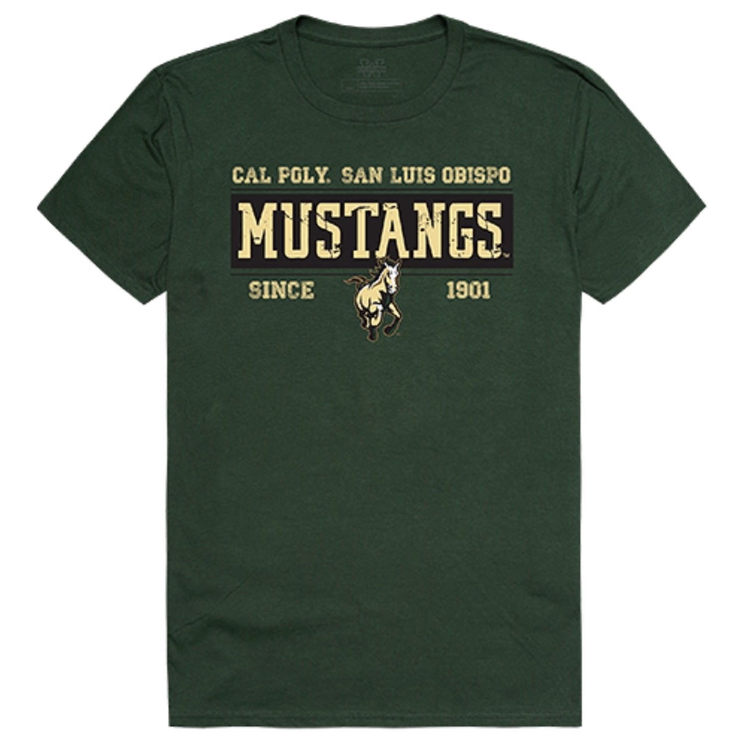Cal Poly Racing Merch University of Cal State Poly Mustangs NCAA Graphic Tee T-Shirt - Sz S ...