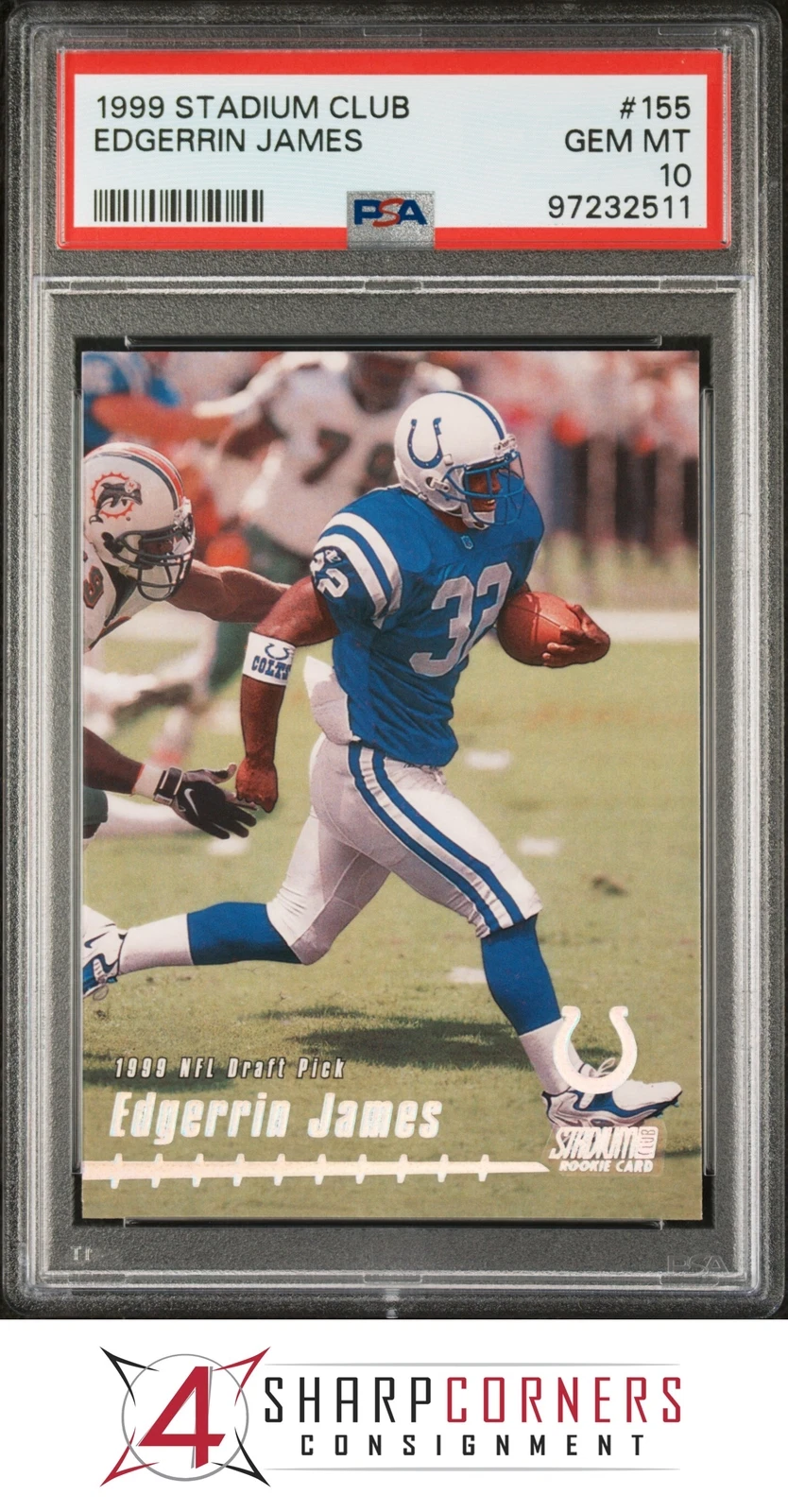 Edgerrin James Stadium Club #155 Base