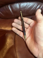 VINTAGE  EVERSHARP  MECHANICAL PENCIL Red Burgundy Maroon Gold Body Works Empty