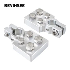 For SAE 4 Spot Flat Battery Terminal For Car Audio Light Bar Modification