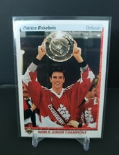 PATRICE BRISEBOIS - 1991 Upper Deck World Junior Champions Canada