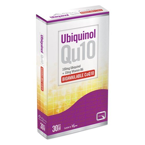 Quest Ubiquinol Qu10 100mg Ubiquinol + 10mg Vitamin B6 30 Tablets eBay