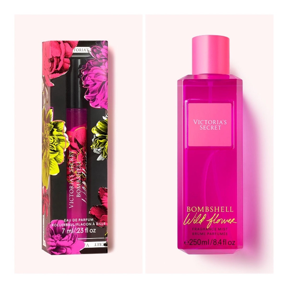 Victoria’s Secret BOMBSHELL WILDFLOWER Rollerball and Fragrance Mist