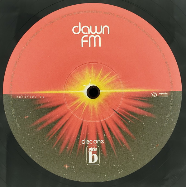 米、加2LP The Weeknd Dawn FM B003510301 XO /00660 The Weeknd~Dawn FM Exclusive Translucent Silver Vinyl 2LP