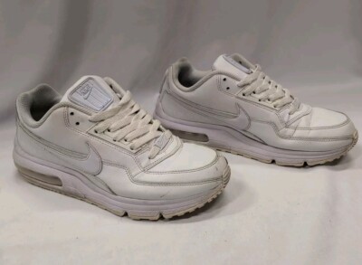 MEN NIKE AIR MAX WHITE / WHITE ( 687977 111 ) SIZE 7.5