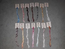 LOT of 14 DRAGON FLOSS HAND DYED THREAD "LIMITED EDITION" - Polstitches Designs