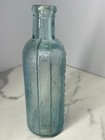 1900's PONDS EXTRACT TEAB STRAP SIDE CORK TOP BOTTLE 1846 BASE VERY NICE! 5.5" — photo 5