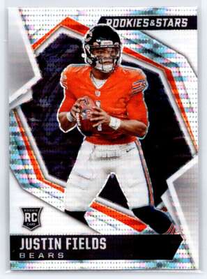 2021 Panini Rookies & Stars #104 Justin Fields #104 Pulsar Prizm