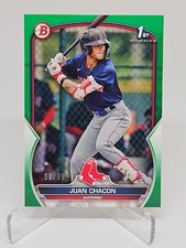 2023 Bowman Juan Chacon 1st #BP-105 Paper True Green /99