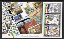 Ausipex 84 Melbourne Norfolk Island Stamps MNH Mini-sheet