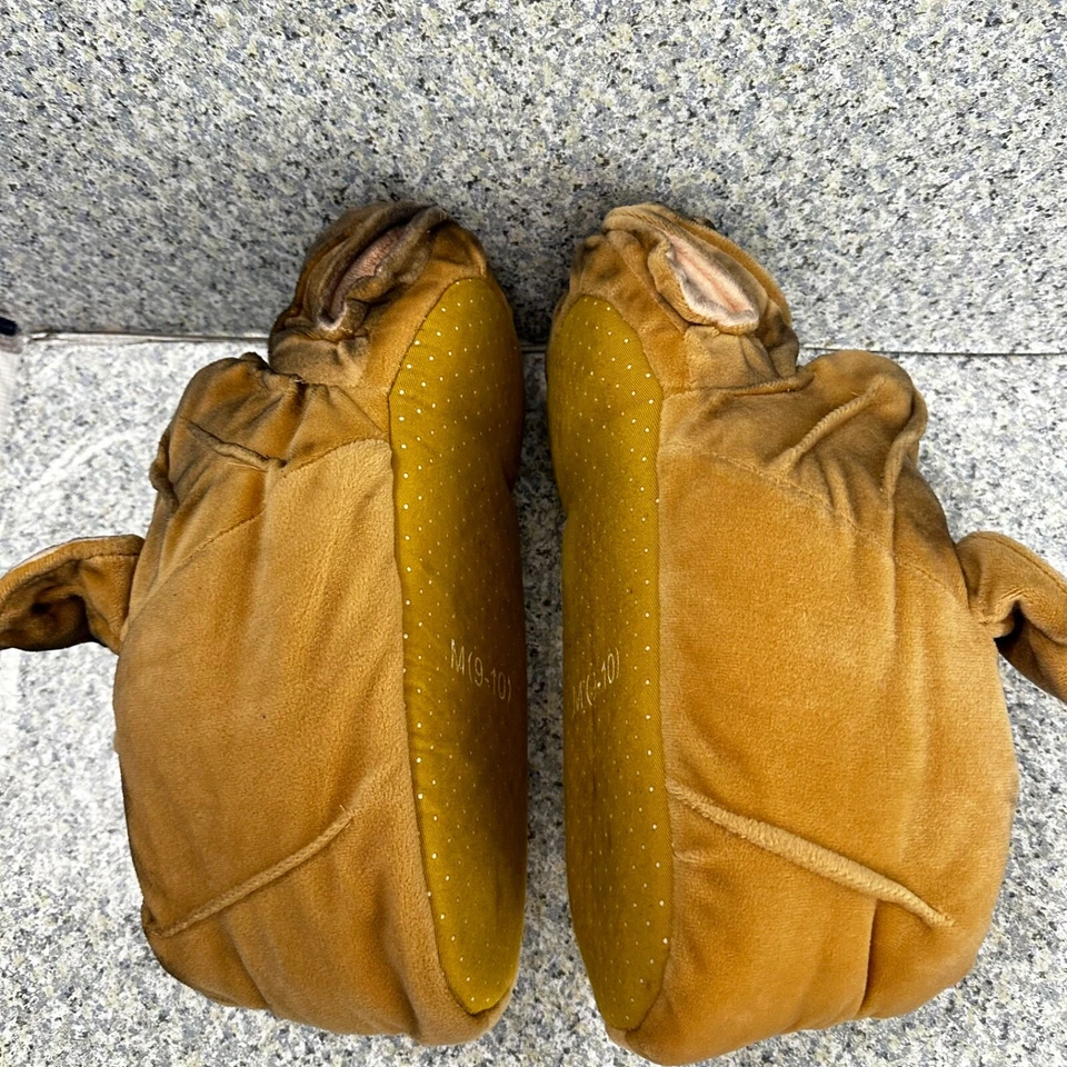 Zapatillas de felpa Sharpei para hombre 9-10 zapatos sin cordones para casa novedad divertido zapato de Halloween Foto 4 de 4