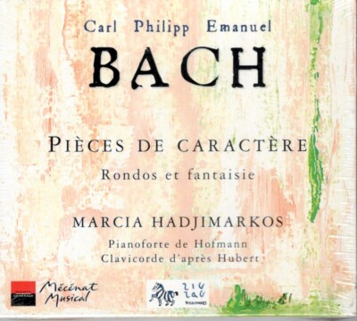 C.P.E. BACH - PIECES DE CHARACTERE - CD NEU VERSIEGELT GANG HADJIMARKOS