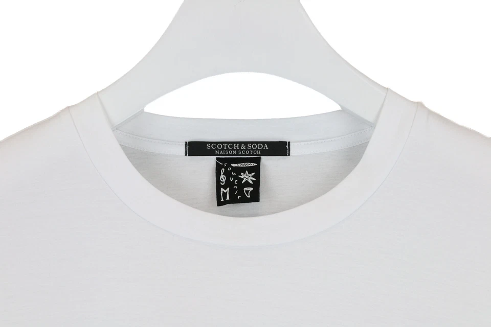 Sudadera Scotch & Soda Hombre M Manga Larga Cuello Redondo Pullover Blanco Foto 4 de 4