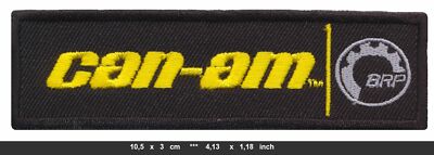 CAN AM Patches Aufnäher Bügelbild Motorrad Trike Spyder Rotax USA
