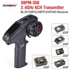 DUMBORC X6PM-350 RC Transmitter Receiver BL3F/X6FG/X6FP/X4FMG 2.4GHZ 6CH RC Gyro