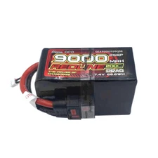 Gens Ace Redline 9000mAh 7.4V 200C 2S6P Lipo Battery QS8 For TRA/TRX Drag Slash