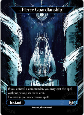 Fierce Guardianship - Full Art Altered Art Custom Cards