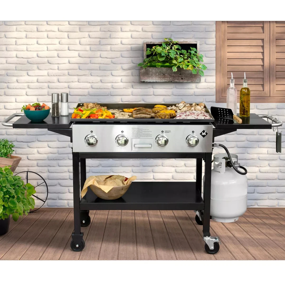 Four burner cheap griddle