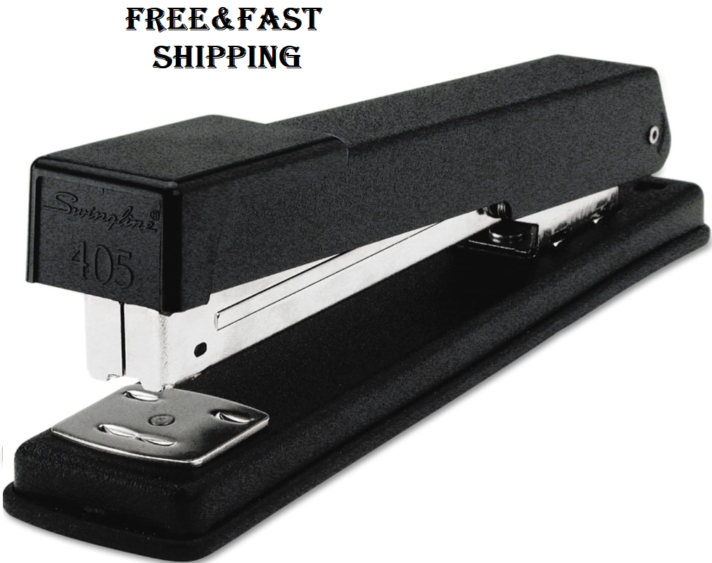 Swingline Stapler, 20 Sheet Capacity, LightDuty 405, Jam Free, Metal, Black-image