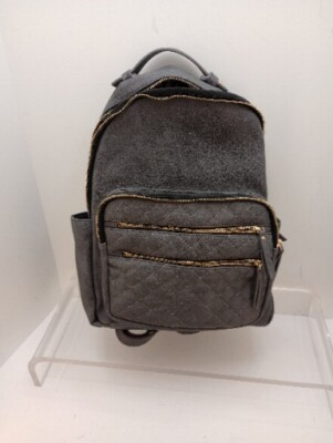 NWOT Miztique Gray Vegan Leather Backpack, Excellent  display picture 1