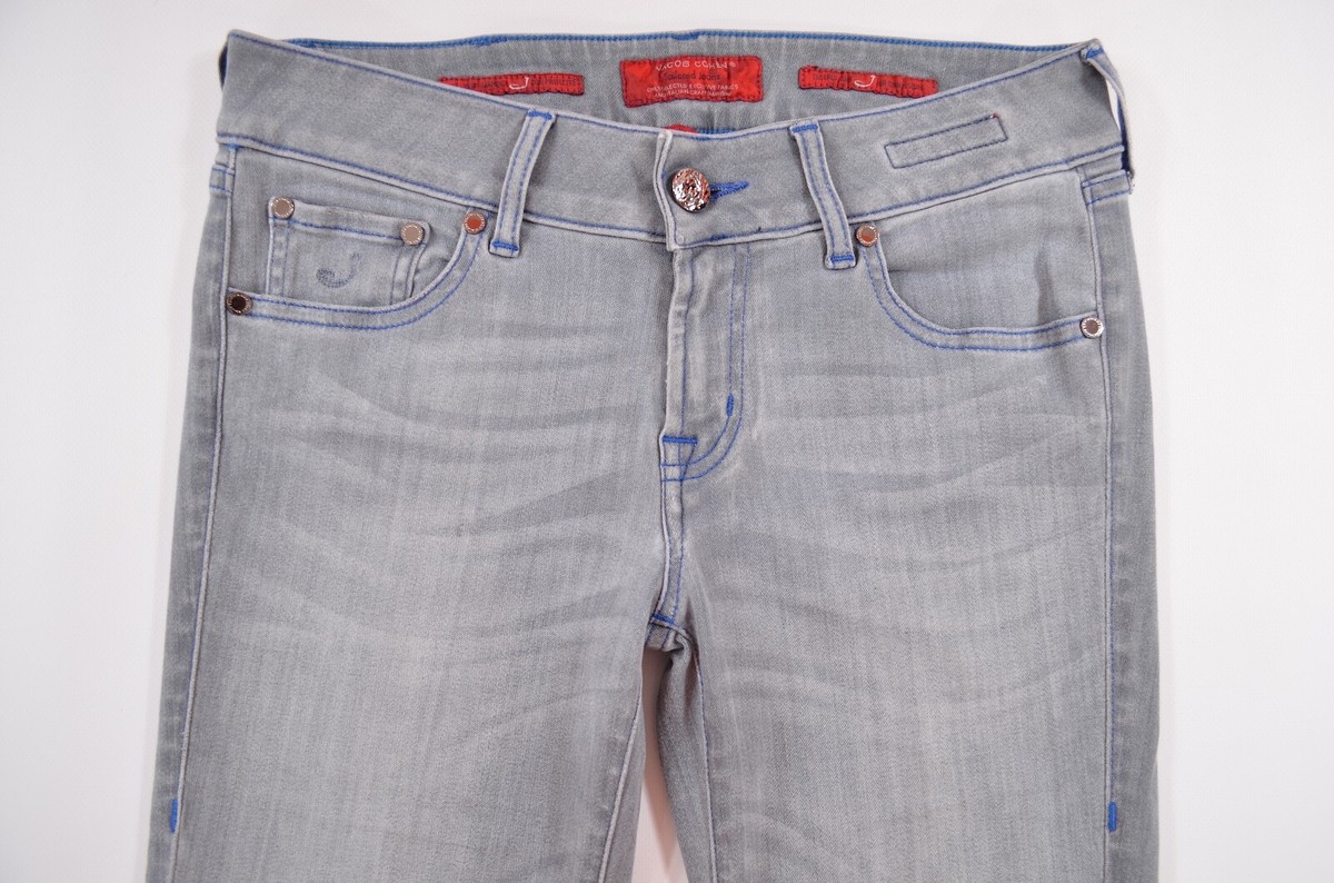Jacob Cohen J713 Gray Stretch Denim Jeans Womens sz W29 | eBay