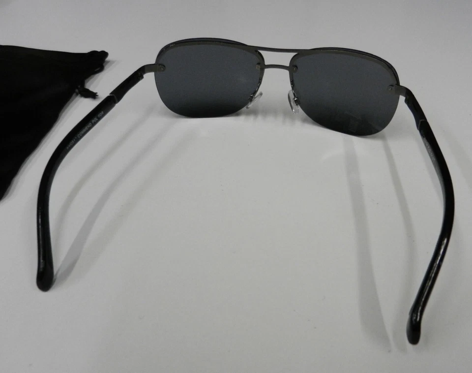 Gafas de sol de aviador Foster Grant polarizadas plateadas/cromadas para hombre -usadas-solo monturas Foto 4 de 4