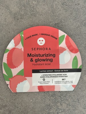 Sephora Litchi Tuchmaske mit Fruchtextrakten und Hyaluronsäure NEU