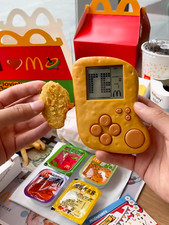 Original 2023 Mcdonald's Tetris Game Console in the shape of a chicken nugget