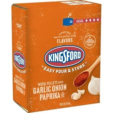 Kingsford Signature Flavors Wood Pellets with Garlic, Onion and Paprika, Hick...