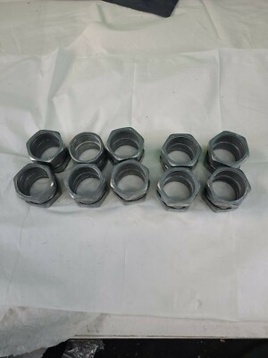 ASSORTED 2'' Electrical Metallic Tube Compression Coupling -LOT OF 10