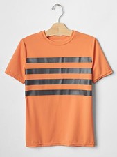 Gap Kids Rashguard Stripe Orange Swim Shirt size Medium 8-9 , XS 4-5 NWT