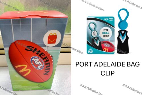 McDonald's 2025 Toys AFL Sports BAG CLIP With Stickers & Card New In Box - Pick - Picture 22 of 28