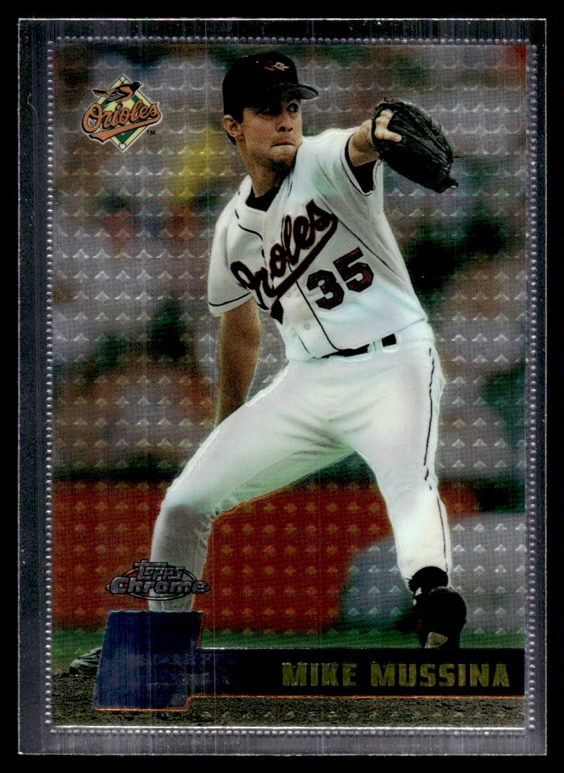 1996 Topps Chrome Mike Mussina Baltimore Orioles #23 *Noles2148*
