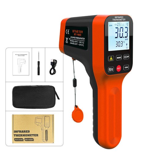 BTMETER Infrarot Thermometer Pyrometer Distanz 30:1 -50~1600°C IR Laser - Bild 12 von 12